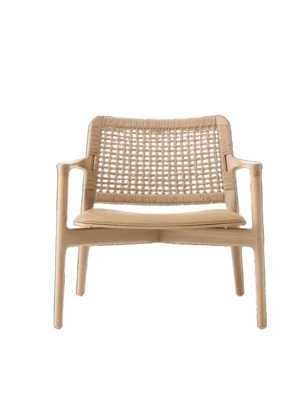 Cabin loungestol, light oak/camel fra Vipp