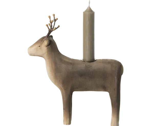 Candle holder, Rensdyr - stor fra Maileg