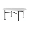 Carmel Coffee Table, clam white i 75 x 75 cm fra Gubi