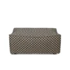 Catena Pouf L501 Check, sand/black fra Ferm Living