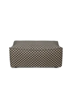 Catena Pouf L501 Check, sand/black fra Ferm Living
