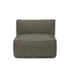 Catena Sofa Center S100 Check, sand/black fra Ferm Living