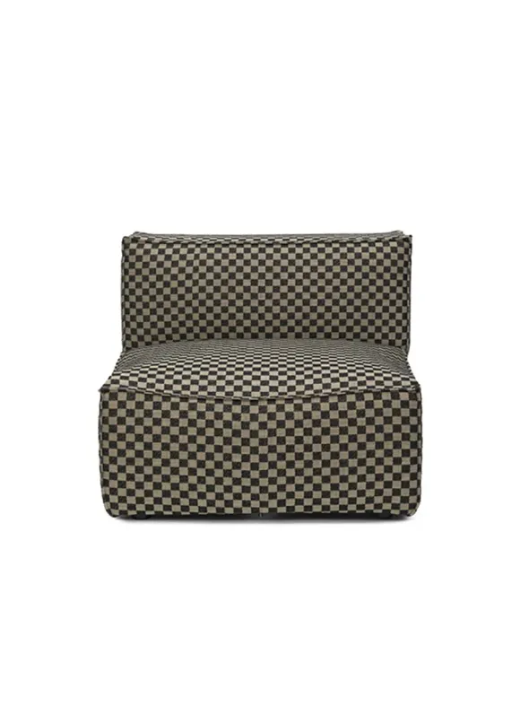 Catena Sofa Center S100 Check, sand/black fra Ferm Living
