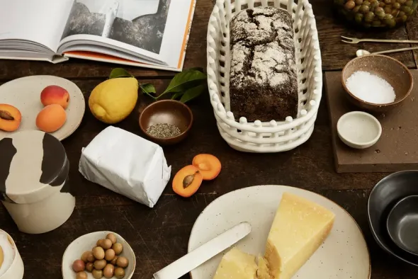 Ceramic Basket, oval fra Ferm Living