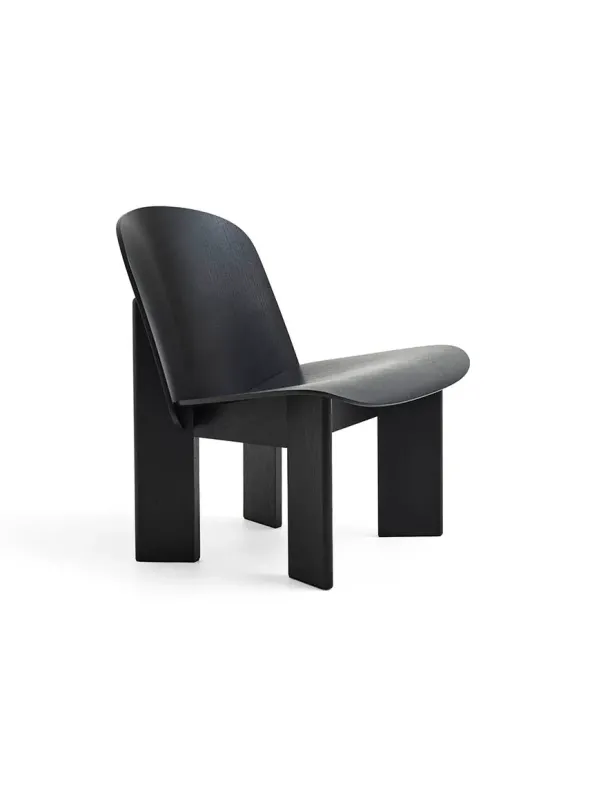 Chisel Lounge Chair u/polstring fra Hay
