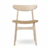 CH30P Spisestol, sæbebehandlet eg, Thor 325 læder af Hans J. Wegner