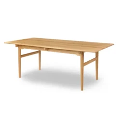 CH327 spisebord, 190 cm eg olie af Hans J. Wegner
