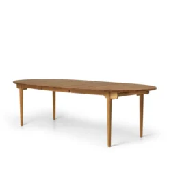 CH338 Spisebord, Teak Mix Special Edition inkl. 1 tillægsplade fra Carl Hansen & Søn