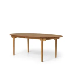 CH338 Spisebord, Teak Mix Special Edition inkl. 1 tillægsplade fra Carl Hansen & Søn