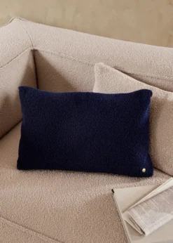Clean Cushion, deep blue 60x40 fra Ferm Living
