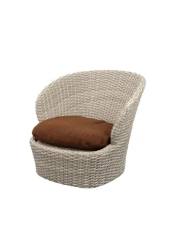 Coast Loungestol med. Swivel, sand fra Cane-line