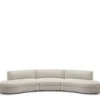 Coda sofa, configuration 8 Dark Zink fra New Works