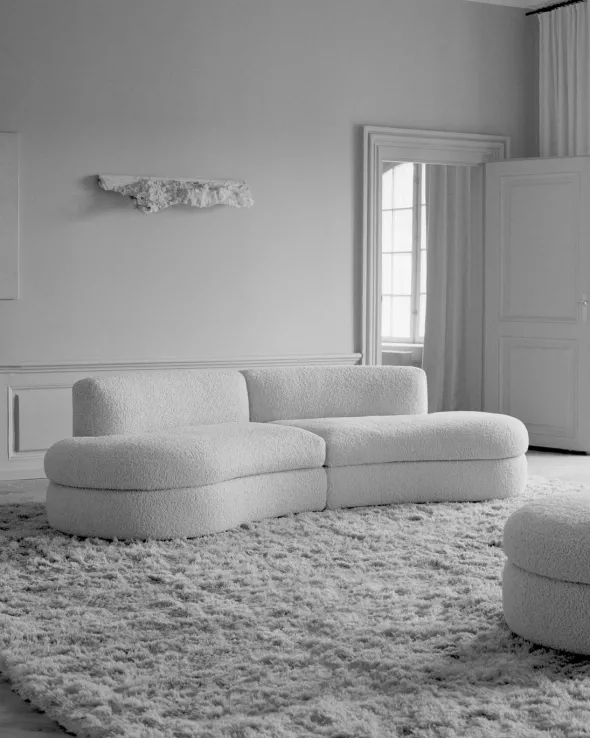 Coda sofa, configuration 8 Dark Zink fra New Works