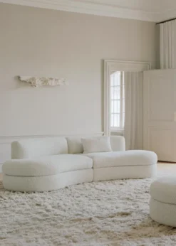 Coda sofa, curved open end left, module 32 fra New Works