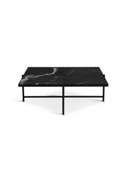 Coffee Table 90, sort marmor fra HANDVÄRK