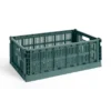 Colour Crate Large, Dark green fra Hay