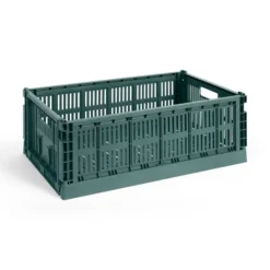 Colour Crate Large, Dark green fra Hay