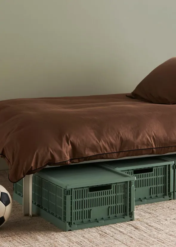 Colour Crate Large, Dark green fra Hay