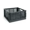 Colour Crate Large Square, Charcoal fra Hay