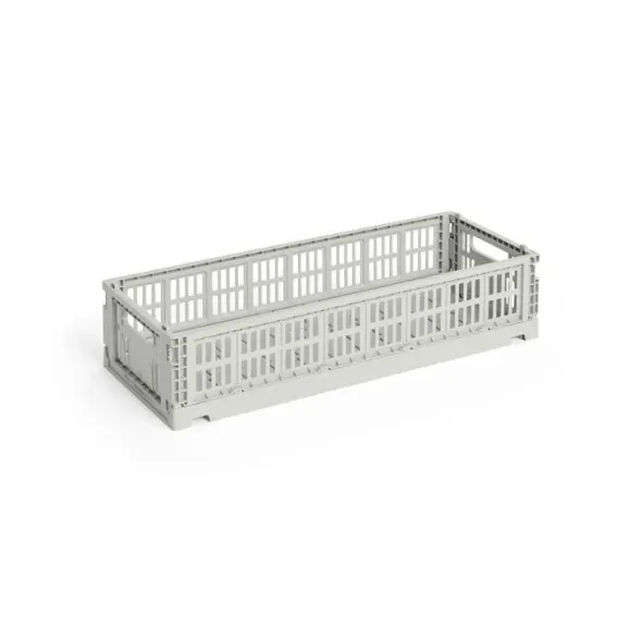 Colour Crate Mini Oblong, Grey fra Hay