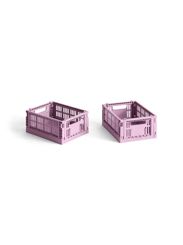 Colour Crate Mini 2 Stk., dusty rose fra Hay