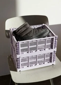 Colour crate M, lavender fra Hay