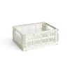 Colour crate M, off white fra Hay