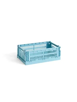 Colour crate S, light blue fra Hay