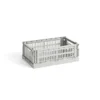 Colour crate S, light grey fra Hay