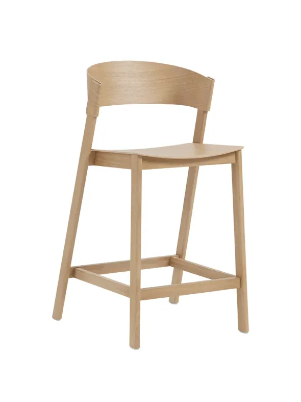 Cover Counter Stool, oak fra Muuto
