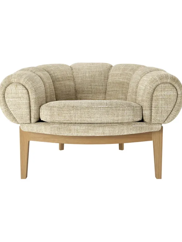 Croissant Lounge Chair, fabric fra GUBI