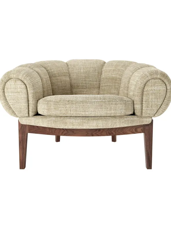 Croissant Lounge Chair, fabric fra GUBI