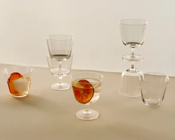 Curve Tumbler Glass fra Hay