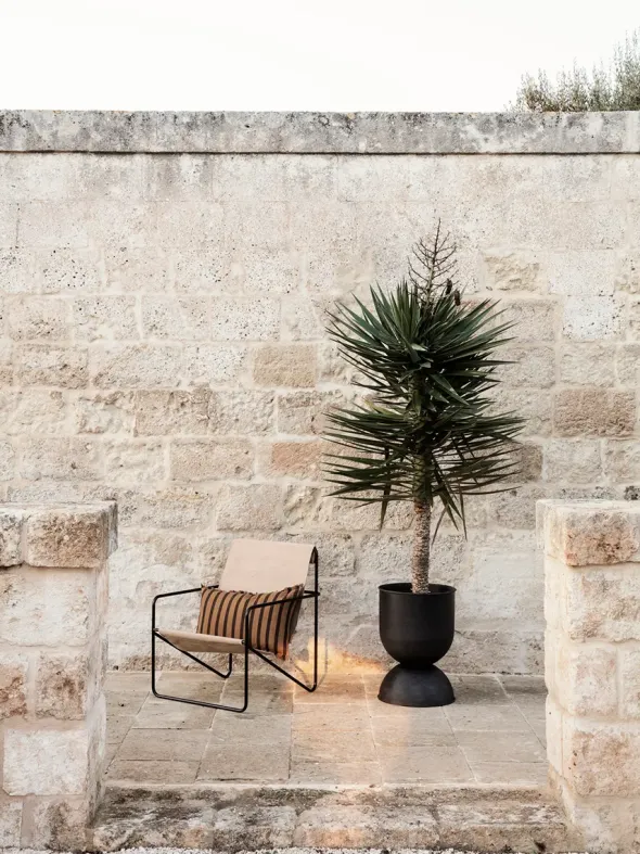 Desert Lounge Chair, sort fra Ferm Living