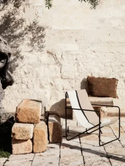 Desert Lounge Chair, sort fra Ferm Living