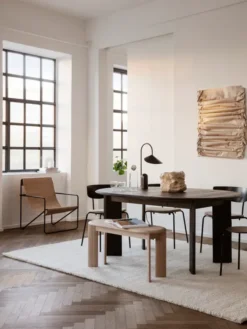 Desert Lounge Chair, sort fra Ferm Living