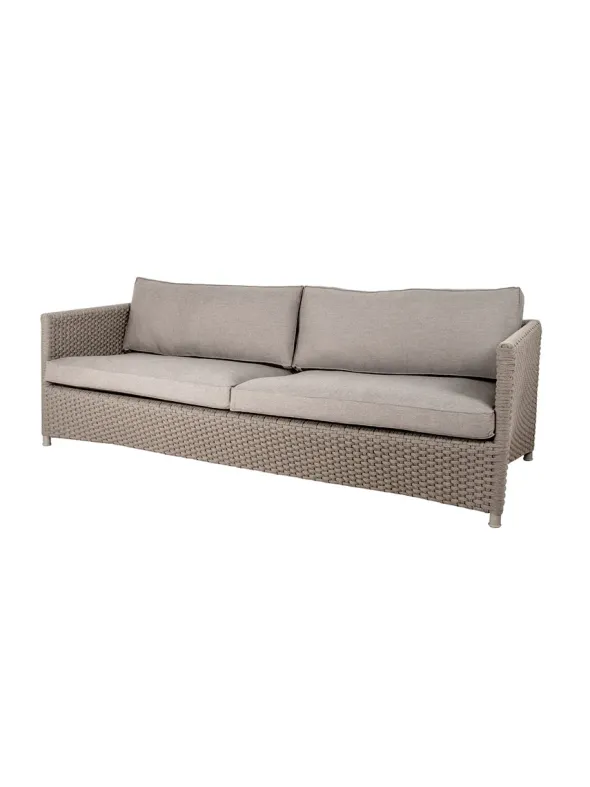 Diamond 3 pers Sofa inkl. hynde fra Cane-line