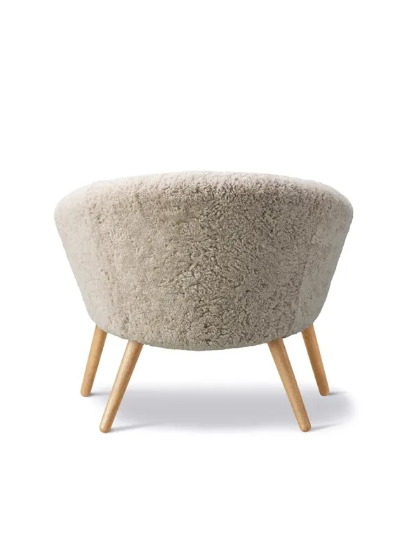 Ditzel Lounge Chair, lammeskind fra Fredericia Furniture