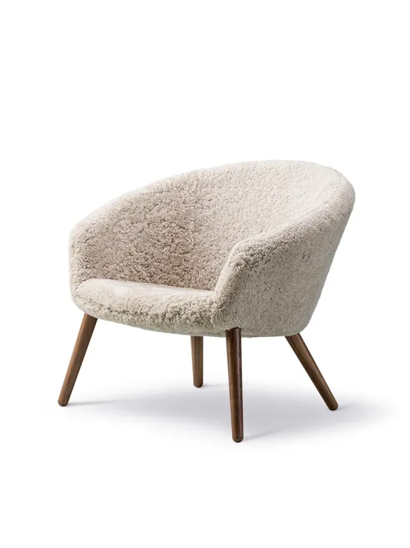 Ditzel Lounge Chair, lammeskind fra Fredericia Furniture
