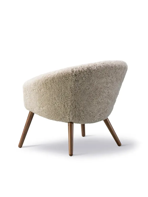 Ditzel Lounge Chair, lammeskind fra Fredericia Furniture