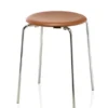 Dot skammel, valnød af Arne Jacobsen