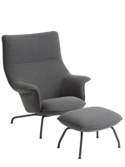 Doze Lounge Chair inkl. Fodskammel, ocean 80 fra Muuto