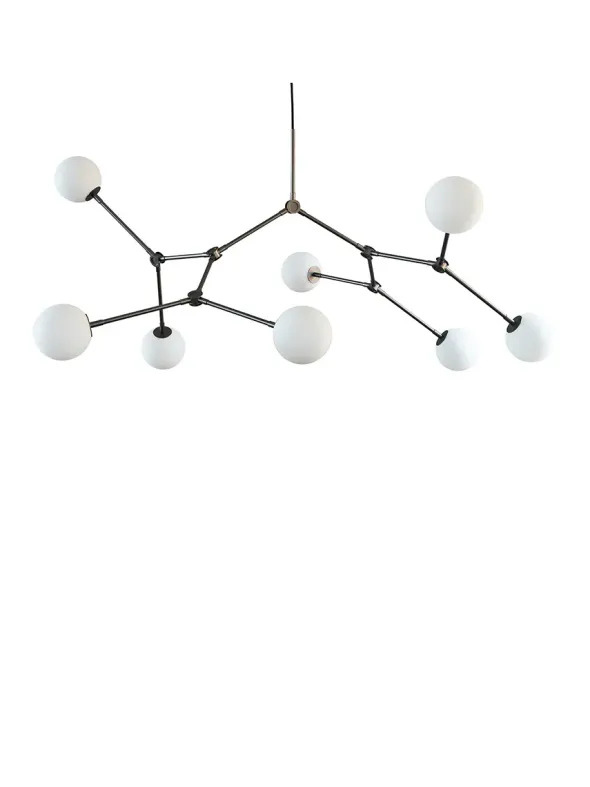 Drop Bulp Chandelier, grey fra 101 Copenhagen