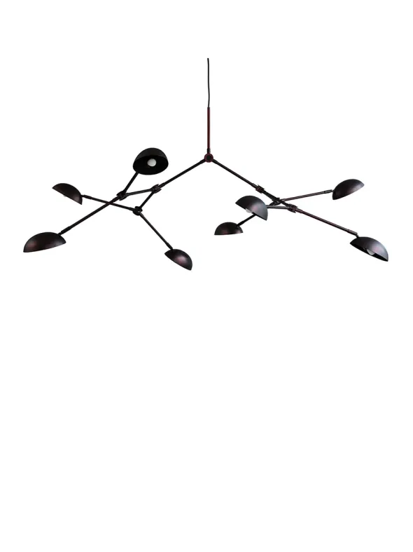 Drop Chandelier, burned black fra 101 Copenhagen