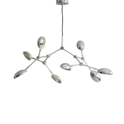 Drop Chandelier, mini chrome fra 101 Copenhagen