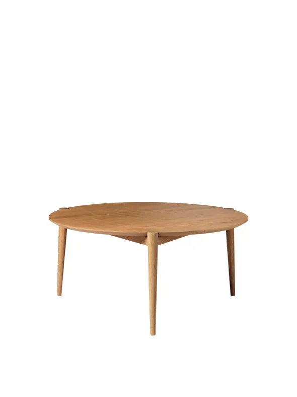 D102 Søs Sofabord, Ø 85 cm fra FDB Møbler