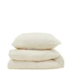 Duvet Set & Pillow Case 140x220, pure ecru fra Aiayu