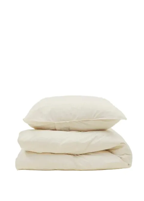 Duvet Set & Pillow Case 140x220, pure ecru fra Aiayu