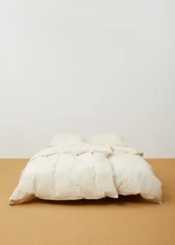 Duvet Set & Pillow Case 140x220, pure ecru fra Aiayu
