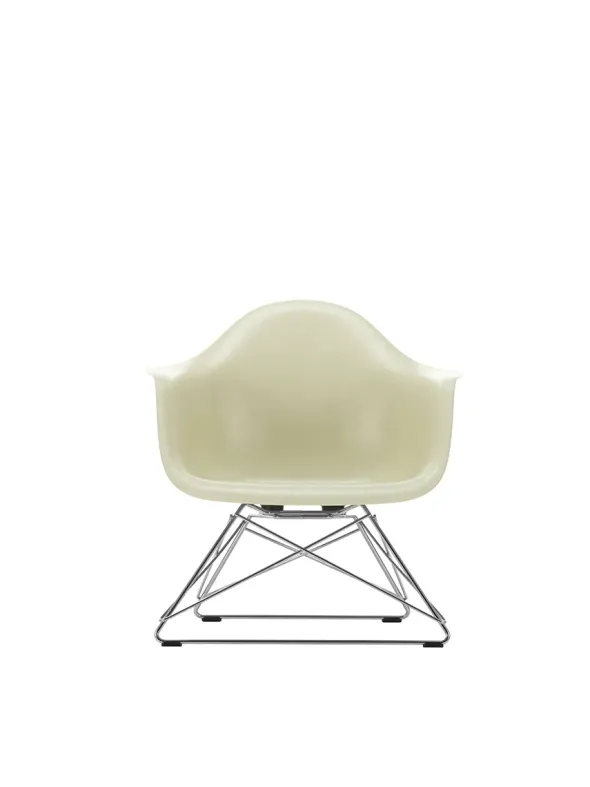 Eames Fiberglass Armchair LAR, forkromet fra Vitra